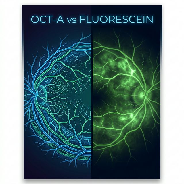 Comparison between OCT-A and fluorescein angiography for the imaging of Type 1 Neovascularization