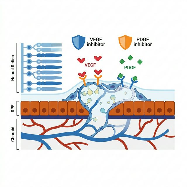 Dual Antagonism of PDGF and VEGF in Neovascular Age-Related Macular Degeneration